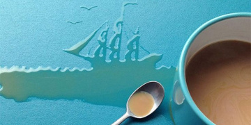 Картины каплями воды